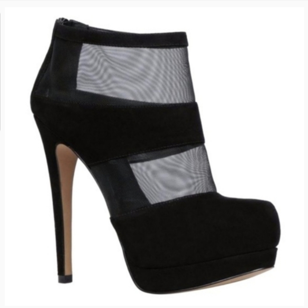 Aldo Suede & Mesh Bootie - Size 7